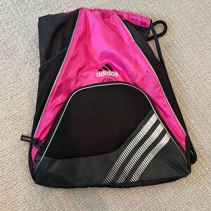 adidas Hot Pink and Black Drawstring